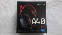 ロジクール ASTRO A40 TR ゲーミングヘッドセット 10周年記念版 【A40TR-10THRD】ケーブル欠品_画像1