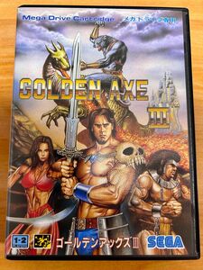 【新品未使用品】MD ゴールデンアックスⅢ GOLDEN AXEⅢ メガドライブ　国内正規品 