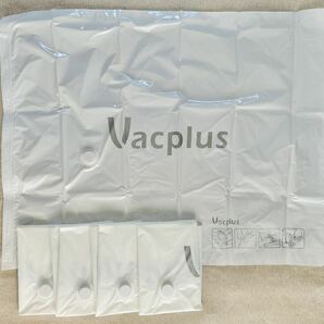 【新品】Vacplus 圧縮袋 5枚組 100×80cm 手動ポンプ付き 衣類圧縮袋 布団圧縮袋 ダニ・カビ対策 衣替えの画像2