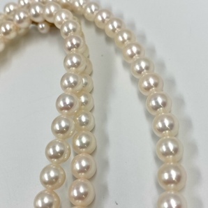 TASAKI 田崎真珠 タサキ 購入品 留金K18 本真珠 ロングネックレス パール パールネックレス 真珠ネックレス 重量約70.8g 159珠 保管品の画像4