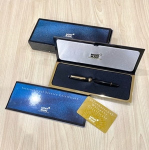 MONTBLANC モンブラン MEISTERSTUCK マイスターシュティック 1480 万年筆 ペン先 14K 585 ケース付き 保管品 