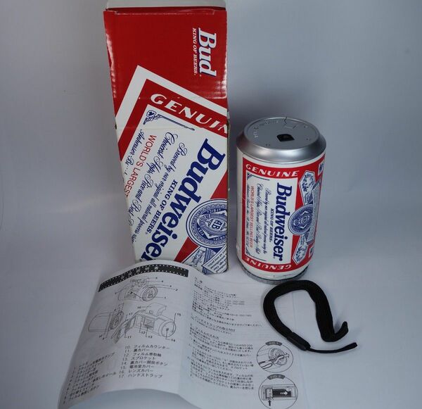 Budweiser 　バドワイザー　カメラ　 缶ビール形状 　フィルムカメラ　