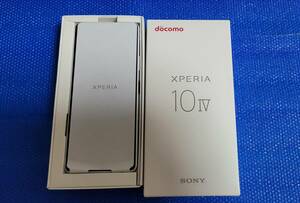 ★新品未使用 docomo Xperia 10 IV SO-52C 6インチ 6GB/128GB ホワイト ドコモ