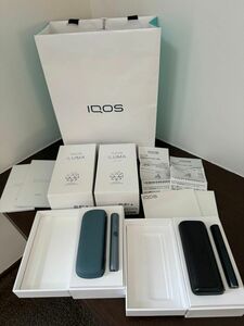 iQOS ILUMA(アズールブルー) とiQOS ILUMA PRIMU (オブシディアンブラック)本体付属品完備/充電器未使用