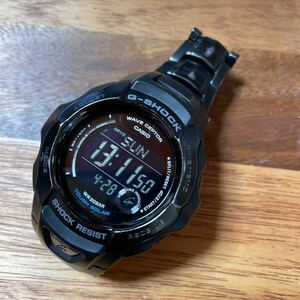 【1円スタート】CASIO G-SHOCK GW-700BTJ 電波ソーラー ブラックフォース チタンモデル 可動品 