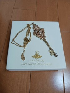 ジェーンマープルネックレス鍵王冠ゴールドカラーJane Marpleアクセサリー