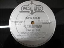 ▲01)【同梱不可】Raw Silk/Do It To The Music/ロウ・シルク/WES 5004/12インチレコード/US盤/米盤/エレクトロニカ/アナログ盤/A_画像3