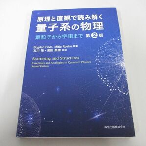 ●01)【同梱不可】原理と直観で読み解く 量子系の物理/第2版/素粒子から宇宙まで/園田英徳/石川隆/森北出版/2019年/Aの画像1