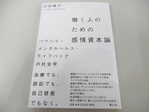 ●01)【同梱不可】働く人のための感情資本論 パワハラ・メンタルヘルス・ライフハックの社会学/山田陽子/青土社/2019年/A