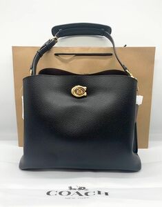 COACH コーチ　ウィロウ　ショルダーバッグ　C2621 ブラック　アウトレット品