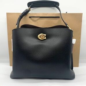 COACH ウィロウ　ショルダーバッグ　C2621 ブラック　アウトレット品