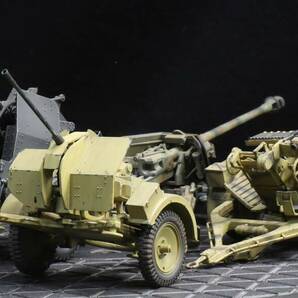 1/35 ドイツ軍 火器セット （75ｍｍＰａｋ・20ｍｍＦｌａｋ・37ｍｍＦｌａｋ等） 制作完成品 の画像6