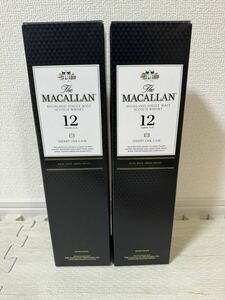 古酒未開栓 ウィスキー MACALLAN マッカラン 12年 2本セット