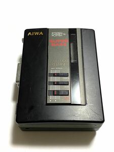AIWA ポータブルカセットプレーヤー　HS-G34 ジャンク品