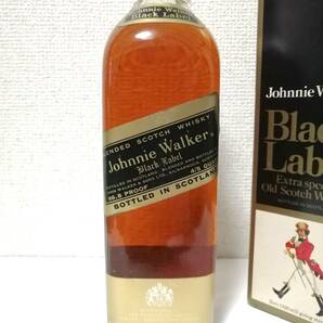 Johnnie Walker ジョニーウォーカー Black Label ブラックラベル 特級 4/5 QUART 86.8 PROOF 未開封 箱付きの画像2