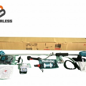 ☆未使用品☆makita マキタ 18V 230mm 充電式草刈機 MUR190UDRG 充電器 バッテリー1個(18V 6.0Ah) 説明書付 園芸 造園 芝刈り機 87308の画像1