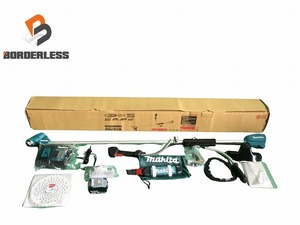 ☆未使用品☆makita マキタ 18V 230mm 充電式草刈機 MUR190UDRG 充電器 バッテリー1個(18V 6.0Ah) 説明書付 園芸 造園 芝刈り機 87308