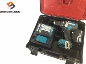 ☆比較的綺麗☆makita マキタ 18V 充電式ドライバドリル HP484D 純正リチウムイオンバッテリー BL1860B 急速充電器 89220