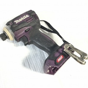 ☆中古品☆makita マキタ 40Vmax 充電式インパクトドライバ TD001GDXAP バッテリー2個(40Vmax 2.5Ah) 充電器 ケース付き 86685の画像4