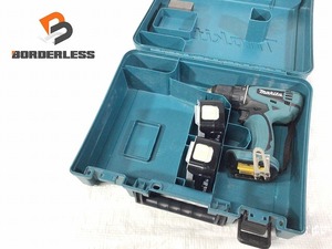 ☆中古品☆makita マキタ 14.4V 充電式ドライバドリル DF471D バッテリー2個(14.4V 1.5Ah) ケース付き 88104