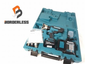 ☆未使用品☆makita マキタ 18V 充電式圧着機 TC300DRG バッテリー1個(18V6.0Ah) 充電器 ダイス ケース付 コードレス圧着機 86403