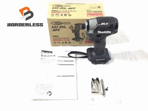 ☆未使用品☆ makita マキタ 18V 充電式インパクトドライバ TD173DZB 本体のみ 黒/ブラック 電動工具 大工道具 89666