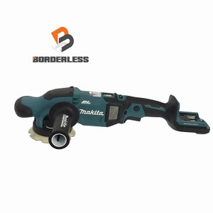 ☆未使用品☆ makita マキタ 18V 125mm 充電式ランダムオービットポリッシャー PO500DZ 本体+パーツ 青/ブルー 88170