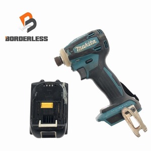 ☆中古品☆makita マキタ 18V 充電式インパクトドライバ TD172D バッテリー(18V 6.0Ah)付き 電動工具 締め付け 85454