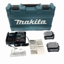 ☆未使用品☆ makita マキタ 40Vmax 充電式 タッカ ST001GRDX 青/ブルー バッテリー2個(2.5Ah) 充電器+ケース 88453_画像10