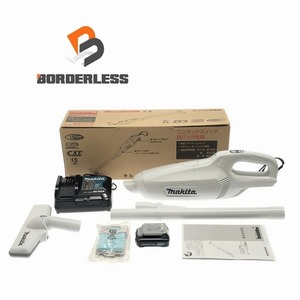 ☆未使用品☆makita マキタ 10.8V 充電式クリーナー CL107FDSHW 充電器 バッテリー1個付き 掃除機 電動工具 88788