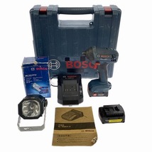 ☆中古☆BOSCH ボッシュ 14.4V バッテリーインパクトドライバー GDR1440-LI バッテリー2個(14.4V1.3Ah) 充電器 ライト ケース 充電式 86336_画像3