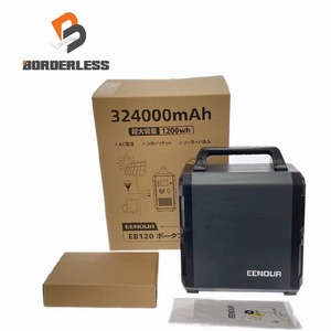 ☆極美品☆EENOURイーノウ ポータブル電源 EB120 324000ｍAh 1200Wh 最大2000W 三元系リチウムバッテリー搭載 キャンプ 86672