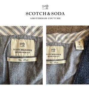 美品★SCOTCH&SODA スコッチ＆ソーダ★ジレ ベスト/デニム/インディゴカラー/Mの画像6