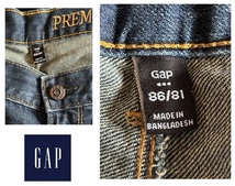 極美品★GAP ギャップ★プレミアム　スリムストレートジーンズ ★W34_画像5