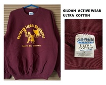 極美品！！★90s ヴィンテージ GILDAN ギルダンACTIVEWEAR ULTRA COTTONスウェット★HEAVYWEIGHT_画像1