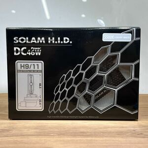 ★ソーラム SOLAM DC46W HID　H8 H9 H11　ヘッドライトキット　5500K　ラグジュアリーホワイト 《送料無料》