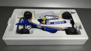 絶版希少 MINICHAMPS 1/12 ビック スケール ウィリアムズ ルノー FW16 アイルトン・セナ 1994年 サン マリノ GP 未展示品 ミニカー