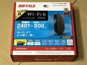 BUFFALO WSR-3200AX4S-BK 無線LAN親機 Wi-Fi6対応ルーター