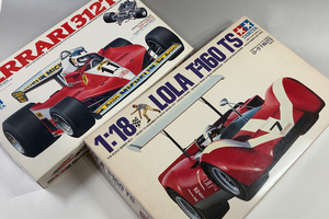 タミヤ　1/20　フェラーリ３１２T3　：　1/18 ローラT160　TS　　　未組み立て