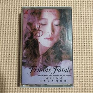 中森明菜　Femme Fatale 国内盤カセットテープ■■■