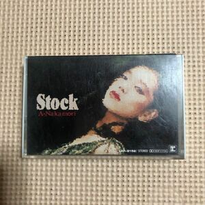 中森明菜　STOCK【ハガキ付き】 国内盤カセットテープ■