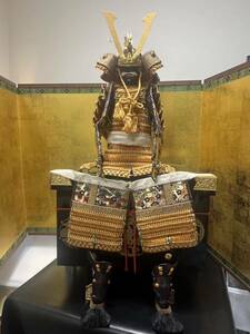  Kyoto остров Цу шлем 5 месяц кукла сделано в Японии Made in Kyoto Japan Samirai Armor Japanese Kabuto Antique доспехи шлем .. было использовано день доспехи украшение доспехи 