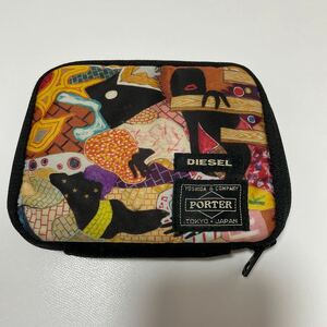 PORTER x DIESEL コラボ二つ折り財布 / マルチカラー