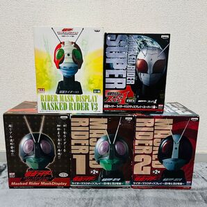仮面ライダー ライダーマスクディスプレイ 昭和ライダー 5種類