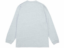 新品 24SS XL Supreme Small Box L/S Tee 長袖 Tシャツ ロンT ロングスリーブ スモールボックス Heather Grey グレー シュプリーム F_画像2