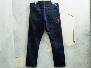 希少 DENIM BY VANQUISH & FRAGMENT RIGID TAPERED DENIM PANTS デニム パンツ VFP4030 サンダー ヴァンキッシュ フラグメント 36 FT