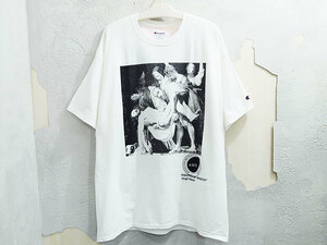 希少 2XL 新品 Virgil Abloh MCA Figures of Speech Pyrex Caravaggio Tee Tシャツ 白 ホワイト Off White ヴァージルアブロー FT