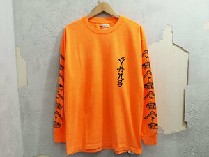 極美品 VANS Sasquatchfabrix. BEAMS 限定 L/S Tee 長袖 Tシャツ ロンT サスクワッチ ファブリックス ビームス オレンジ M バンズ F