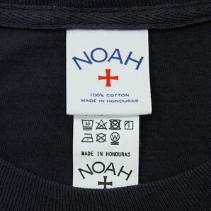 美品 NOAH NYC L/S Tee 長袖 ポケット Tシャツ ロンT ロングスリーブ ロゴ 黒 ブラック BLACK M ノアの画像3