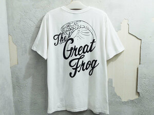 L サイズ The Great Frog コブラ Tシャツ 白 ホワイト WHITE ロゴ グレートフロッグ F